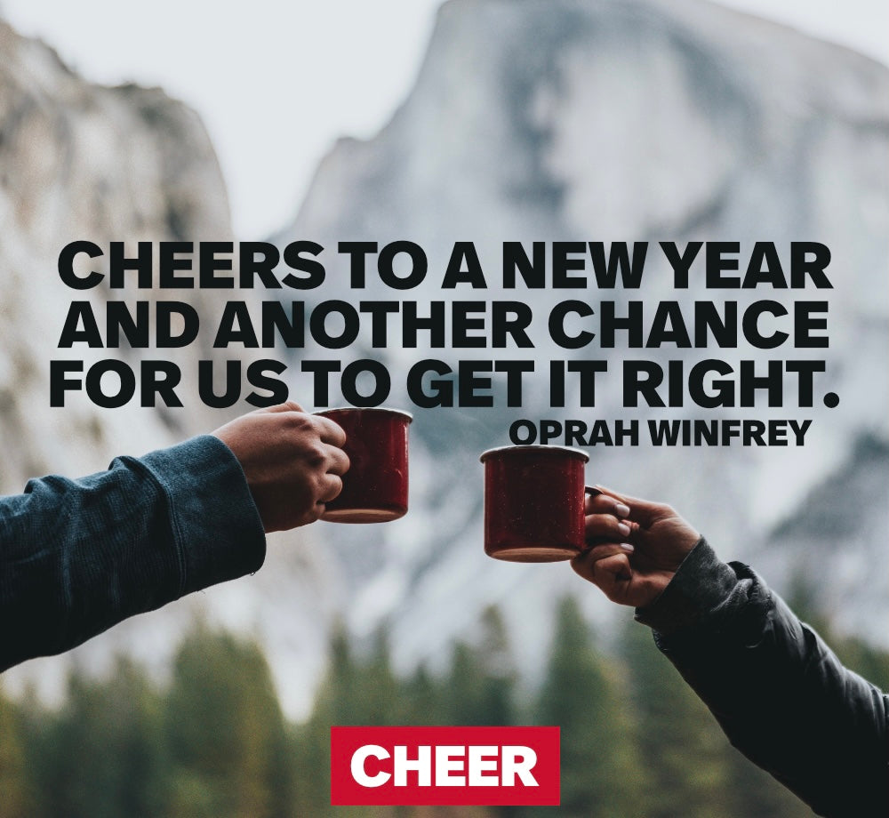 Cheers to a new month and another chance for us to get it right